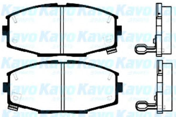 Комплект тормозных колодок, дисковый тормоз KAVO PARTS BP-9008