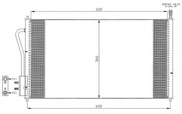 Конденсатор, кондиционер NRF 35345