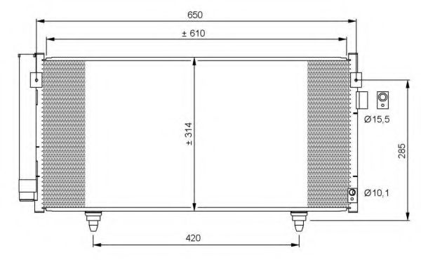 Конденсатор, кондиционер NRF 35855