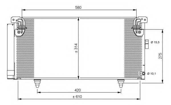 Конденсатор, кондиционер NRF 35868