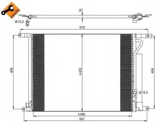 Конденсатор, кондиционер NRF 35931