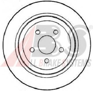Тормозной диск DELCO REMY 5354