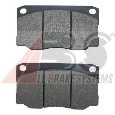 Комплект тормозных колодок, дисковый тормоз A.B.S. 37047