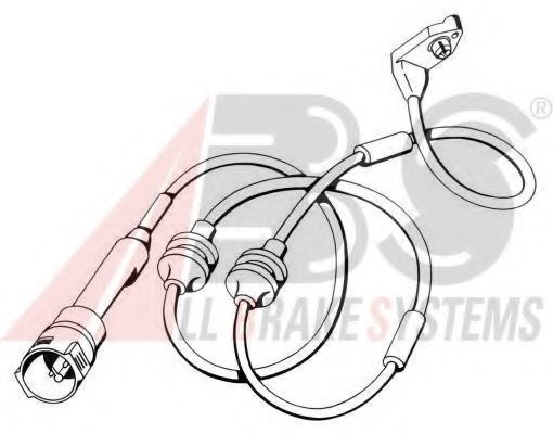 Сигнализатор, износ тормозных колодок A.B.S. 39557