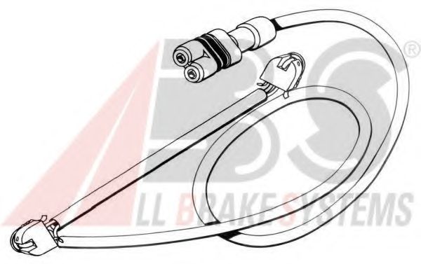 Сигнализатор, износ тормозных колодок A.B.S. 39563