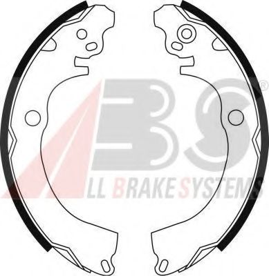 Комплект тормозных колодок BREMS.-U.KUPPL.TEILE 89201