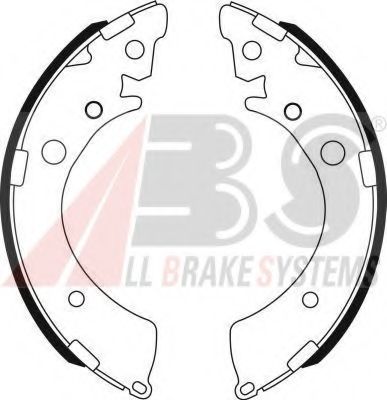 Комплект тормозных колодок A.B.S. 9133