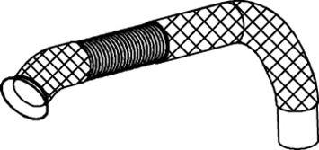 Труба выхлопного газа DINEX 69166