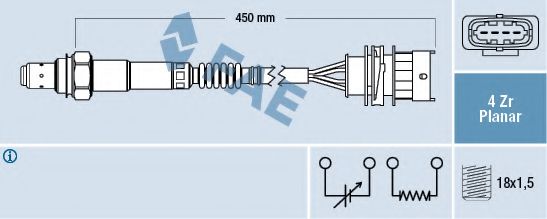 Лямбда-зонд FAE 77525