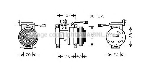 Компрессор, кондиционер AVA QUALITY COOLING IVK077