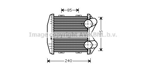 Интеркулер AVA QUALITY COOLING MCA4003