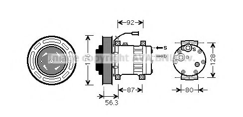 Компрессор, кондиционер AVA QUALITY COOLING VLK053