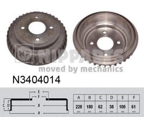 Тормозной барабан NIPPARTS N3404014