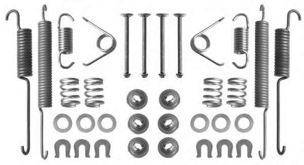 Комплект тормозов, барабанный тормозной механизм RAICAM 7397