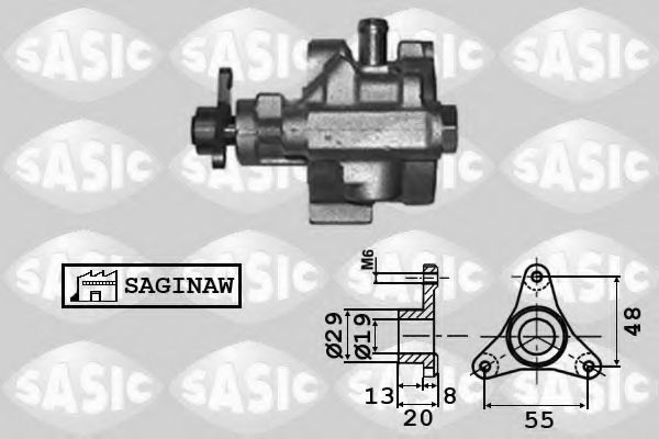 Гидравлический насос, рулевое управление SASIC 7074006