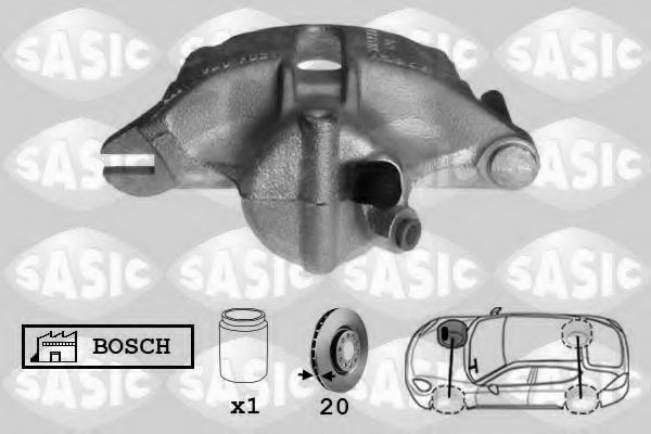 Тормозной суппорт SASIC 6504003