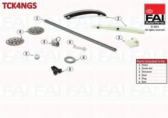 Комплект цели привода распредвала FAI AutoParts TCK4NGS