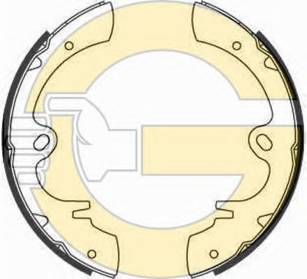 Комплект тормозных колодок GIRLING 5181599