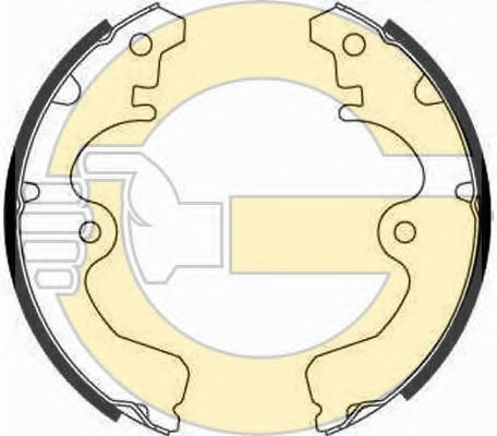 Комплект тормозных колодок GIRLING 5181829