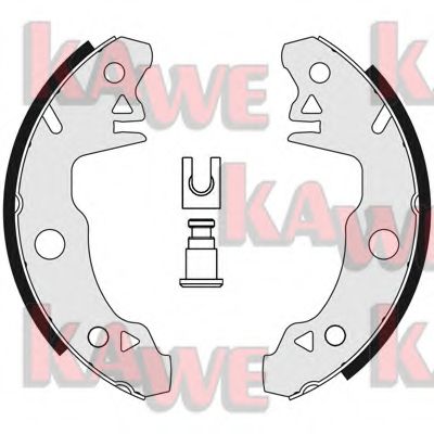 Комплект тормозных колодок KAWE 00510