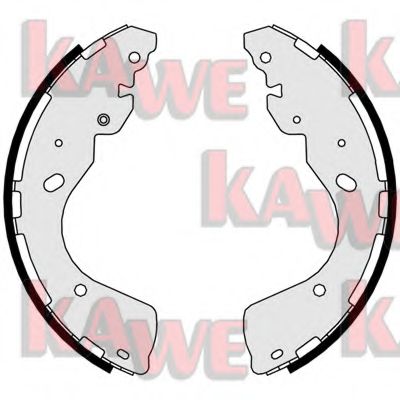 Комплект тормозных колодок KAWE 01073