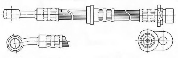 Тормозной шланг KAWE 511954