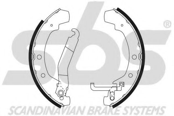 Комплект тормозных колодок sbs 18492747437