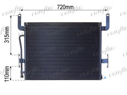 Конденсатор, кондиционер VALEO 817043