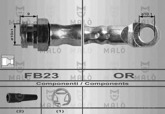 Тормозной шланг MALÒ 8513