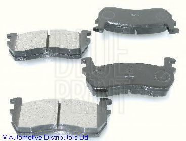 Комплект тормозных колодок, дисковый тормоз BLUE PRINT ADN14212