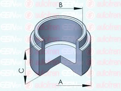 Поршень, корпус скобы тормоза AUTOFREN SEINSA D025260