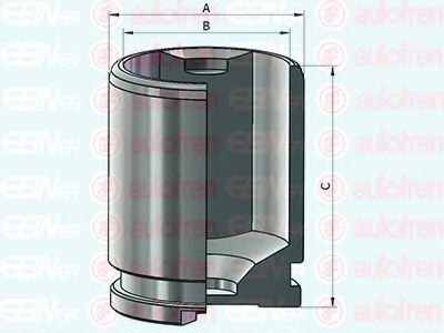 Поршень, корпус скобы тормоза AUTOFREN SEINSA D025557