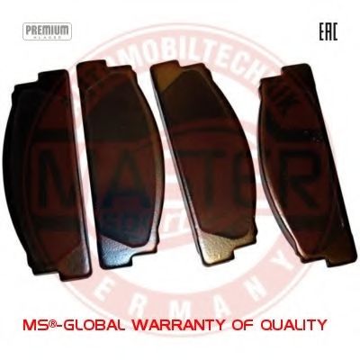 Комплект тормозных колодок, дисковый тормоз MASTER-SPORT 13046039362N-SET-MS