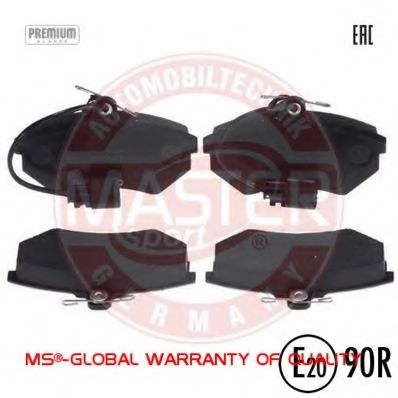 Комплект тормозных колодок, дисковый тормоз MASTER-SPORT 13046028062N-SET-MS