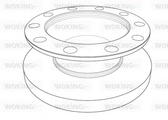 Тормозной диск WOKING NSA1198.10