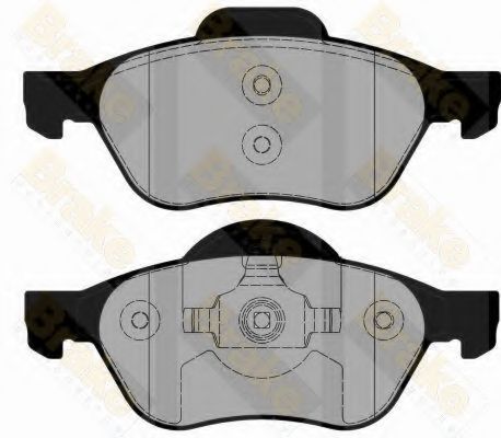 Комплект тормозных колодок, дисковый тормоз Brake ENGINEERING PA1844