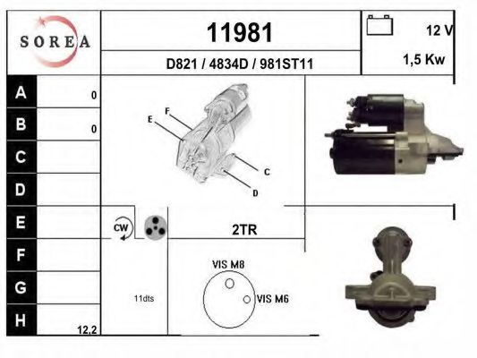 Стартер EAI 11981