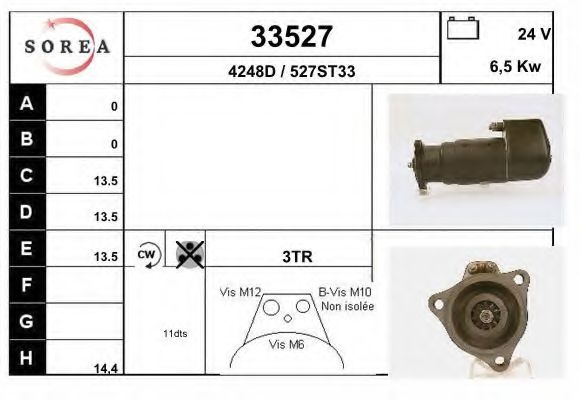 Стартер EAI 33527
