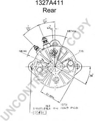 Стартер PRESTOLITE ELECTRIC 1327A411