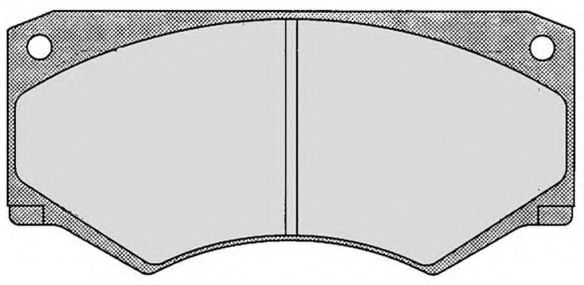Комплект тормозных колодок, дисковый тормоз RAICAM RA.0198.0