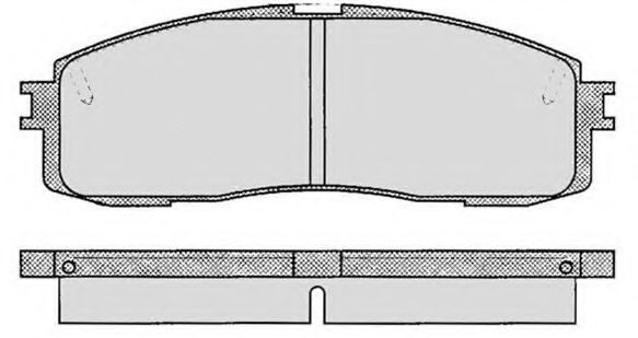 Комплект тормозных колодок, дисковый тормоз RAICAM RA.0566.0