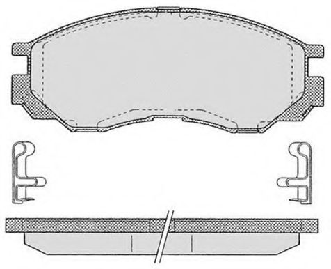 Комплект тормозных колодок, дисковый тормоз RAICAM RA.0706.0
