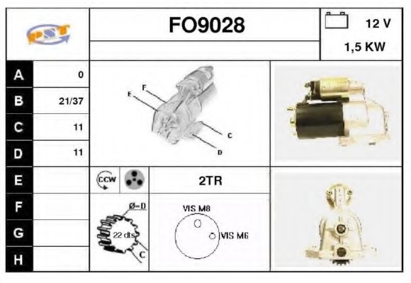 Стартер SNRA FO9028