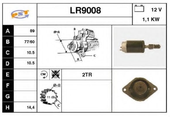 Стартер LUCAS ELECTRICAL 25533