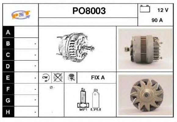 Генератор SNRA PO8003