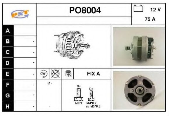 Генератор SNRA PO8004