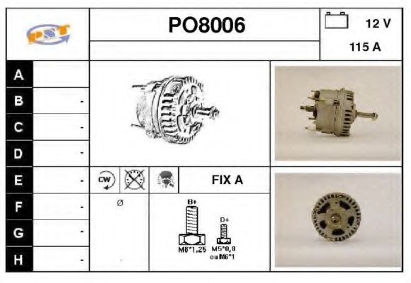 Генератор SNRA PO8006