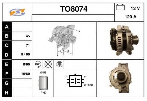 Генератор SNRA TO8074