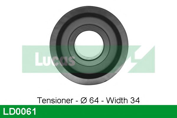Натяжной ролик, ремень ГРМ LUCAS ENGINE DRIVE LD0061