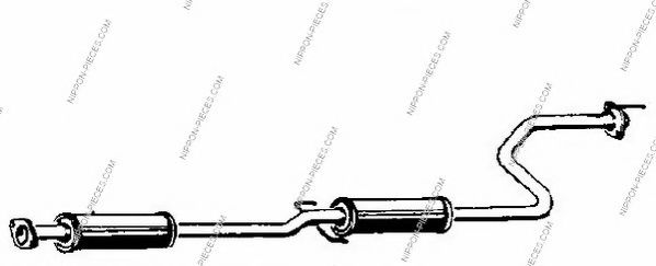 Система выпуска ОГ NPS H430A09